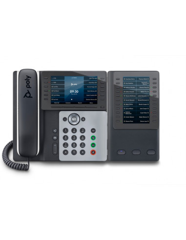 POLY Telefono IP Edge E500 abilitato per PoE