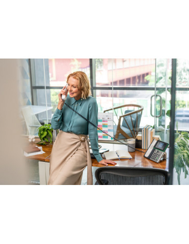 POLY Telefono IP Edge E500 abilitato per PoE