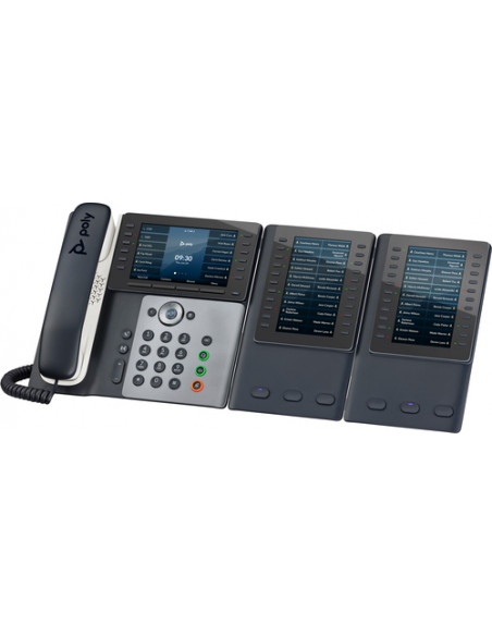 POLY Telefono IP Edge E500 abilitato per PoE