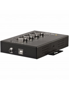 StarTech.com Hub Seriale 4 Porte da USB a RS232/RS485/RS422 -Hub Convertitore industriale da USB 2.0 a DB9 - Protezione IP30 - H