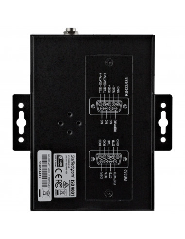 StarTech.com Hub Seriale 4 Porte da USB a RS232/RS485/RS422 -Hub Convertitore industriale da USB 2.0 a DB9 - Protezione IP30 - H