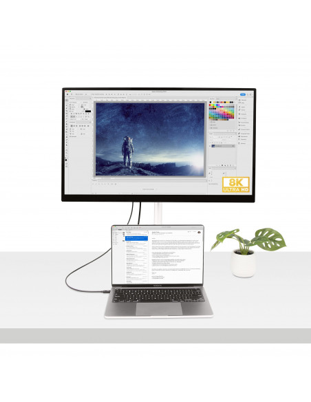 StarTech.com Cavo Thunderbolt 4 da 50cm - 40Gbps - PD 100W - Cavo Video/Trasferimento dati 4K/8K - Cavo Thunderbolt Certificato 
