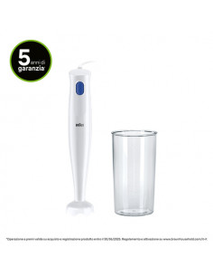 Braun MultiQuick 1 MQ10.001P Minipimer Frullatore ad immersione White