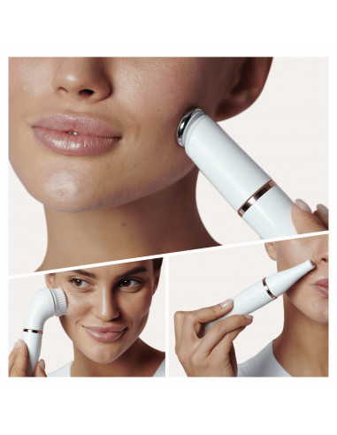 Braun FaceSpa Pro SE911, Bellezza Viso Epilatore Tutto-In-Uno, Incluso Epilatore Per Il Viso Con Dieci Micro Fori, Testina Tonif