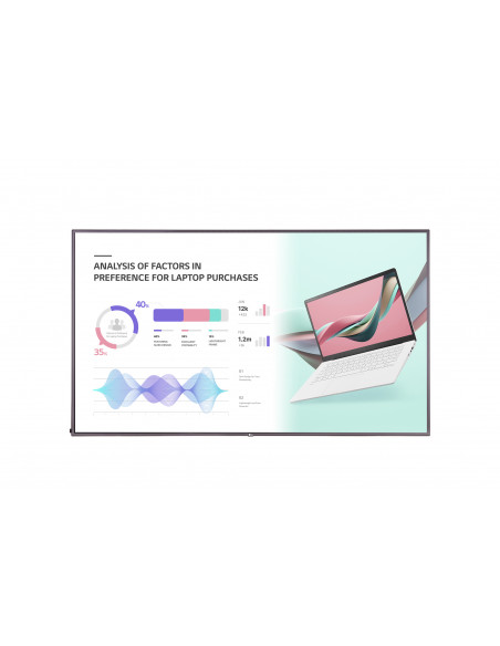 LG 75UH5J-M Pannello piatto per segnaletica digitale 190,5 cm (75") LCD Wi-Fi 500 cd/m² 4K Ultra HD Nero WebOS 24/7
