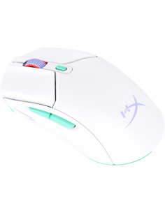 HP HyperX Pulsefire Haste 2 Core Wls – Mouse da gaming (bianco/verde/viola)