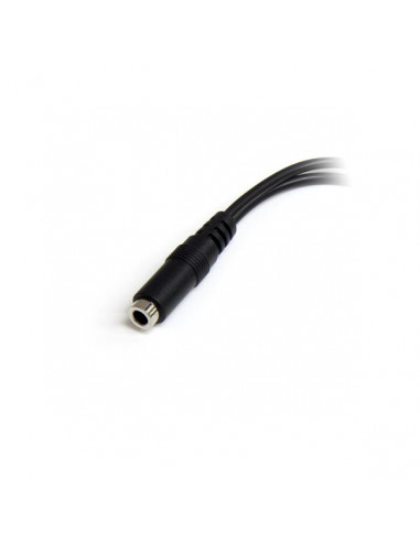 StarTech.com Adattatore splitter cuffie a 4 pin da 3,5 mm a 2x 3,5 mm a 3 pin - F/M