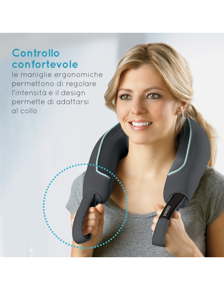HoMedics NMS-255-EU massaggiatore Collo Grigio
