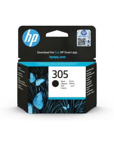 HP Cartuccia di inchiostro nero originale 305