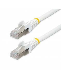 StarTech.com Cavo Ethernet CAT 6a - 10m - Bianco - Cavo di rete LAN Low Smoke Zero Halogen (LSZH) - 10GbE 500MHz 100W PoE++ - Fi