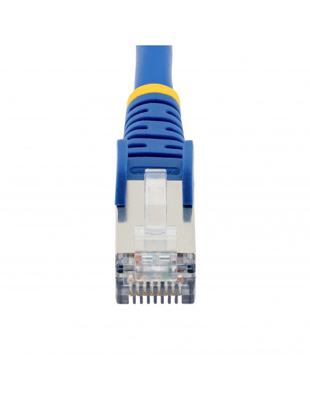 StarTech.com Cavo Ethernet CAT 6a - 3m - Blu - Cavo di rete LAN Low Smoke Zero Halogen (LSZH) - 10GbE 500MHz 100W PoE++ - Filo/C