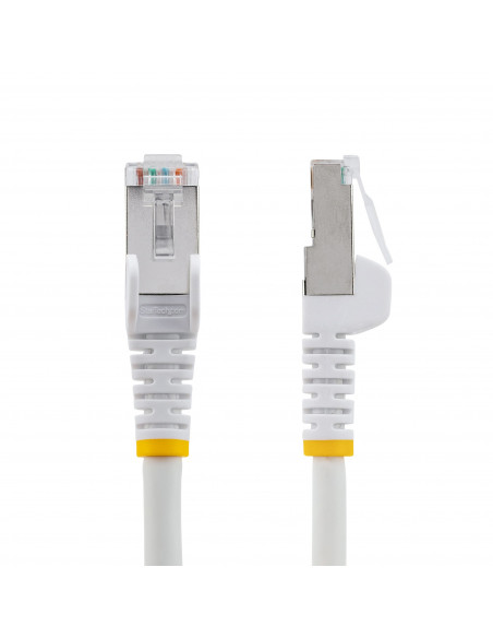 StarTech.com Cavo Ethernet CAT 6a - 3m - Bianco - Cavo di rete LAN Low Smoke Zero Halogen (LSZH) - 10GbE 500MHz 100W PoE++ - Fil