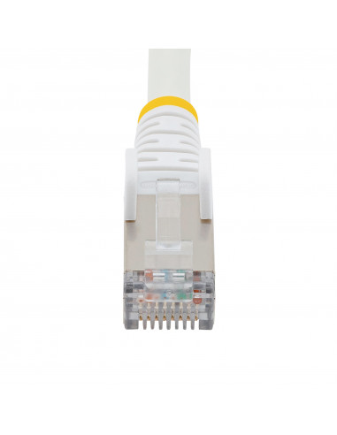 StarTech.com Cavo Ethernet CAT 6a - 3m - Bianco - Cavo di rete LAN Low Smoke Zero Halogen (LSZH) - 10GbE 500MHz 100W PoE++ - Fil