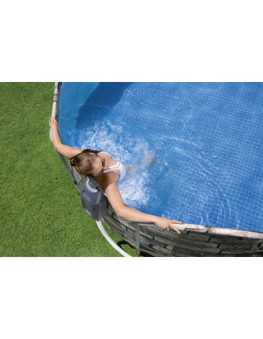 Bestway Power Steel 56719 piscina fuori terra Piscina con bordi Piscina ovale 20241 L Multicolore