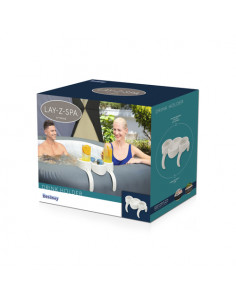 Bestway 60306 accessorio per vasche idromassaggio e spa Supporto/vassoio per bevande Bianco 2