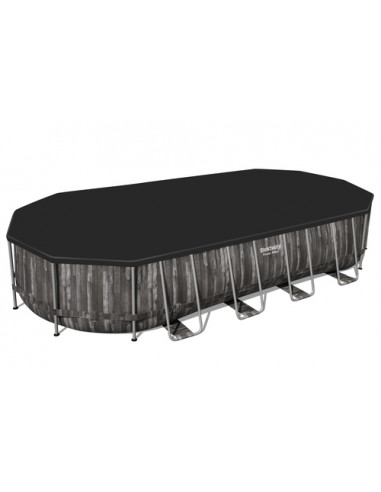 Bestway 5611T piscina fuori terra Piscina con bordi Piscina ovale 25495 L Legno