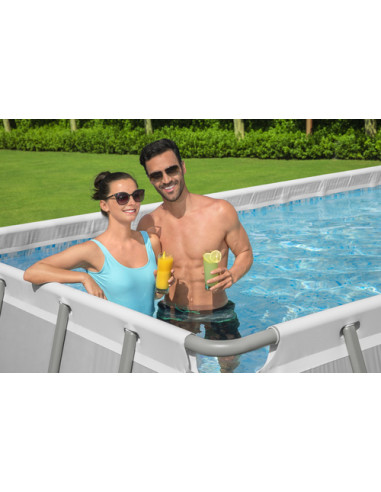 Bestway 5611Z piscina fuori terra Piscina con bordi Piscina rettangolare 19281 L Bianco