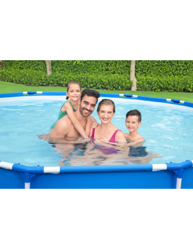 Bestway 5612E piscina fuori terra Piscina con bordi Piscina rotonda 8680 L Blu