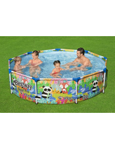 Bestway 5612F piscina fuori terra Piscina con bordi Piscina rotonda 3221 L Multicolore 2