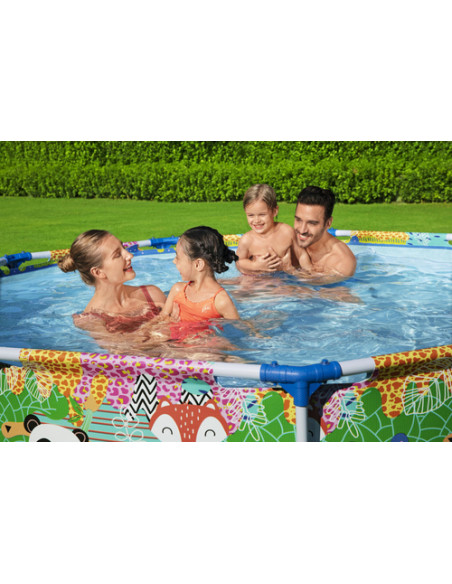 Bestway 5612F piscina fuori terra Piscina con bordi Piscina rotonda 3221 L Multicolore