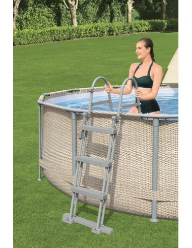 Bestway 5614V piscina fuori terra Piscina con bordi Piscina rotonda 11133 L Grigio