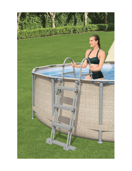 Bestway 5614V piscina fuori terra Piscina con bordi Piscina rotonda 11133 L Grigio