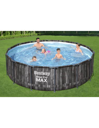 Bestway 5614Z piscina fuori terra Piscina con bordi Piscina rotonda 13030 L Legno