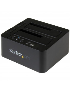 StarTech.com Dock Duplicatore autonomo USB 3.1 (10Gbps) per SATA SSD/HDD da 2,5" & 3,5" - Duplicatore fast-speed 28GB/min