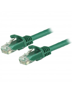 StarTech.com Cavo patch CAT6 da 7,5 m - Filo di rame al 100% - Connettore antistrappo - Verde