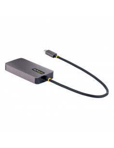 StarTech.com Adattattore USB C a HDMI DVI o VGA, Adattatore video multiporta fino a 4K 60Hz, Compatibile con Thunderbolt 3 e 4,  2