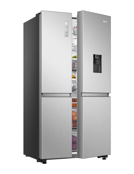 Hisense RS840N4WCE frigorifero side-by-side Libera installazione 649 L E Acciaio inox