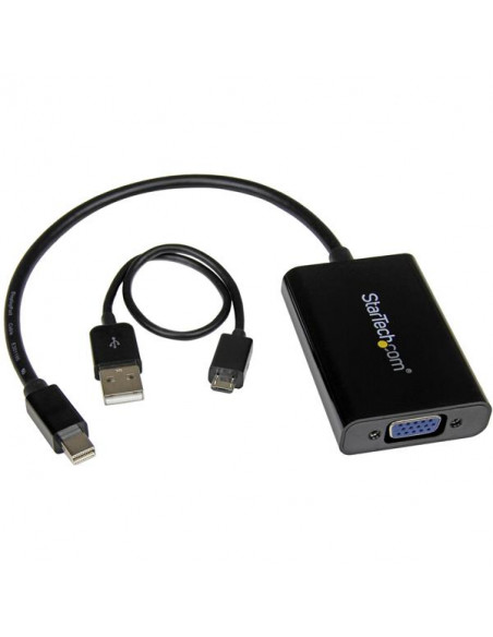 StarTech.com Adattatore Mini DisplayPort 1.2 a VGA - Convertitore mDP a VGA con audio - 1920 x 1200