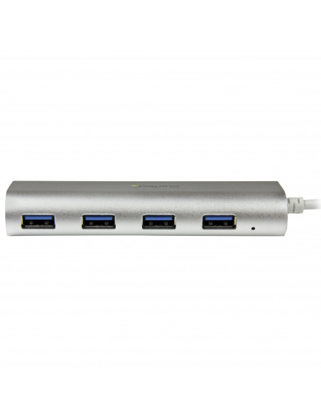 StarTech.com Hub USB a 4 porte, Da USB A a 4 porte USB-A, USB 5Gbps, design robusto, alimentazione via bus, hub USB 3.0 portatil