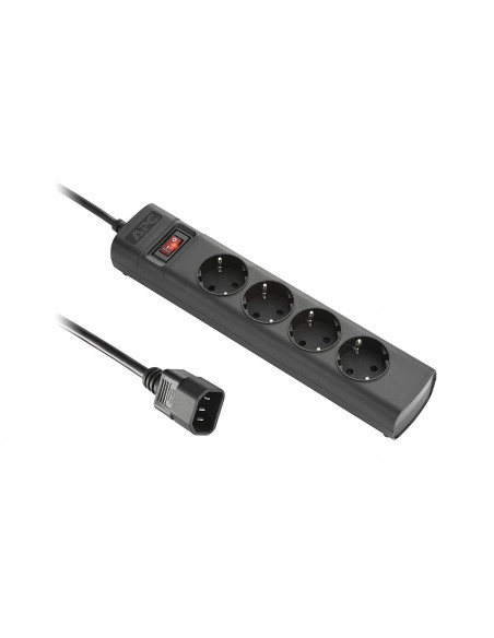 APC PZ42I-GR unità di distribuzione dell'energia (PDU) 4 presa(e) AC Nero