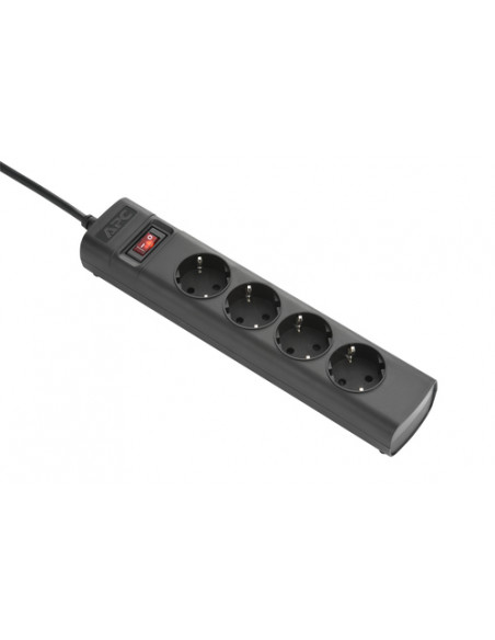 APC PZ42I-GR unità di distribuzione dell'energia (PDU) 4 presa(e) AC Nero