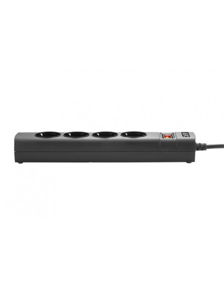 APC PZ42I-GR unità di distribuzione dell'energia (PDU) 4 presa(e) AC Nero