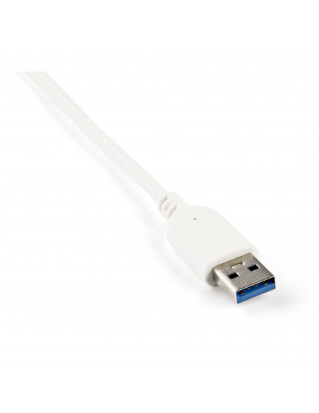 StarTech.com Hub USB a 3 porte con Ethernet, 3 porte USB-A, Gigabit Ethernet/GbE, USB 5Gbps, alimentato tramite USB, hub USB 3.0