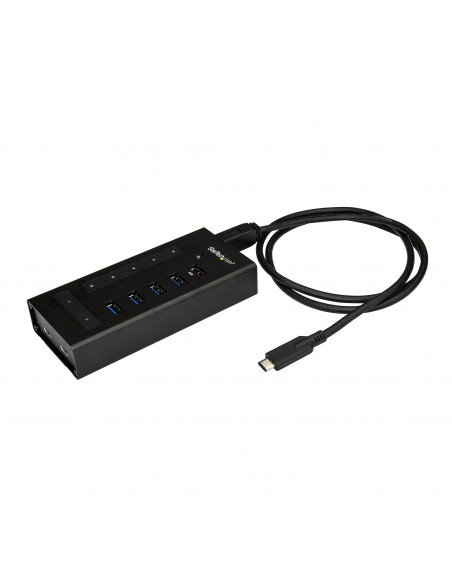 StarTech.com Hub USB C a 7 porte - USB Type-C a 2x USB-C/5x USB-A - Hub USB 3.0 in metallo industriale - SuperSpeed USB 3.2 Gen 