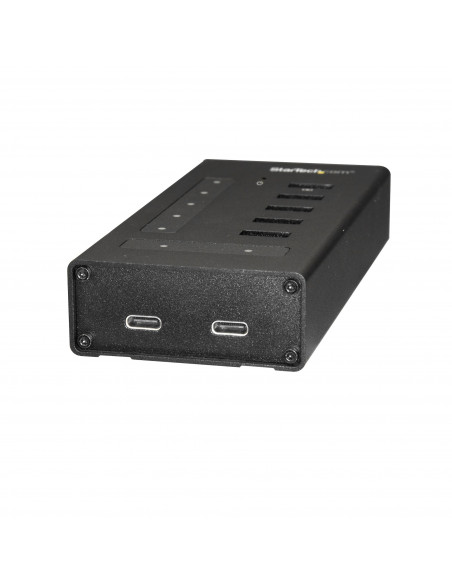 StarTech.com Hub USB C a 7 porte - USB Type-C a 2x USB-C/5x USB-A - Hub USB 3.0 in metallo industriale - SuperSpeed USB 3.2 Gen 