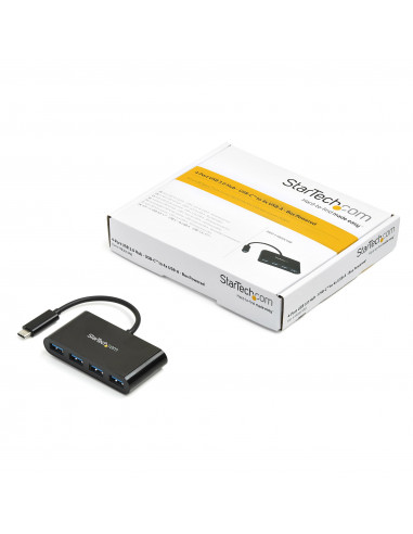 StarTech.com Hub USB 3.0 a 4 porte - USB-C a 4 USB-A - Alimentazione a bus