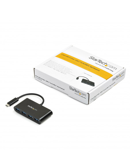 StarTech.com Hub USB 3.0 a 4 porte - USB-C a 4 USB-A - Alimentazione a bus
