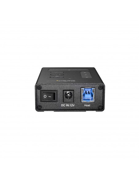 StarTech.com Hub USB 3.0 a 4 porte - USB Type-A a 1x USB-C e 3x USB-A - Hub USB commerciale in metallo - SuperSpeed USB 3.2 Gen 