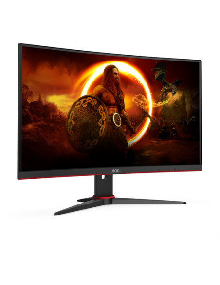 AOC G2 C24G2AE/BK Monitor PC 59,9 cm (23.6") 1920 x 1080 Pixel Full HD LED Nero, Rosso