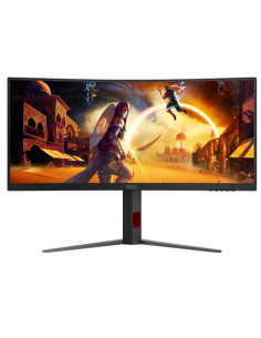 AOC G4 CU34G4Z Monitor PC 86,4 cm (34") 3440 x 1440 Pixel Wide Quad HD LED Nero, Rosso 2