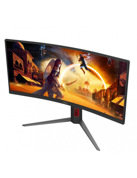 AOC G4 CU34G4Z Monitor PC 86,4 cm (34") 3440 x 1440 Pixel Wide Quad HD LED Nero, Rosso