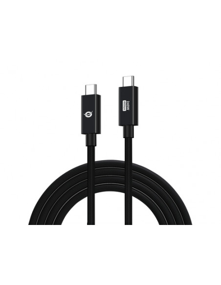 Conceptronic ETTA04B12 cavo USB USB4 Gen 3x2 1,2 m USB C Nero