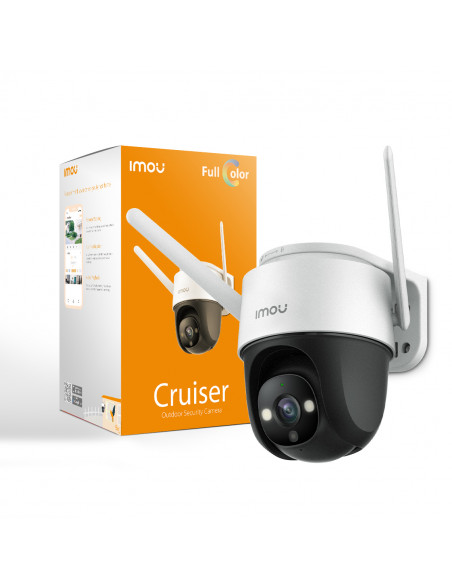 Imou Cruiser 4Mp Telecamera Motorizzata Wifi da esterno con Visione Notturna a colori - Sirena - Faretti