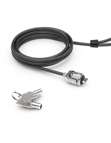 Compulocks CL15 cavo di sicurezza Nero, Argento