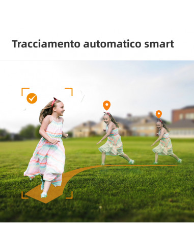 Imou Cruiser 4Mp Telecamera Motorizzata Wifi da esterno con Visione Notturna a colori - Sirena - Faretti