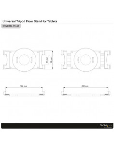 StarTech.com Cavalletto Treppiedi Tablet 2